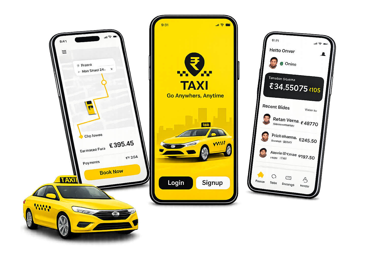 AITechRide — Passenger App, Driver App and Admin Panel
